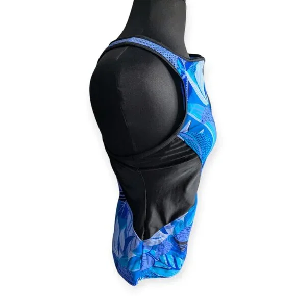 ZeroXposur Vibrant Cornflower 4 Way Stretch Lightweight Swim Top Size Large NWT - Picture 5 of 15